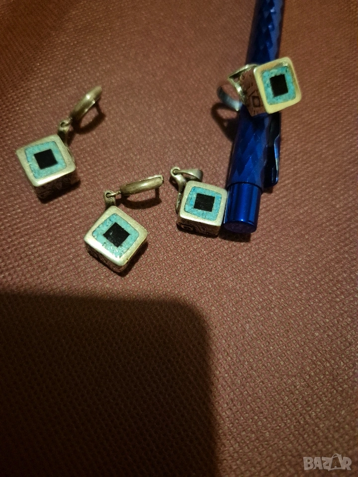 комплект авторски бижута Станимир Николов, снимка 1