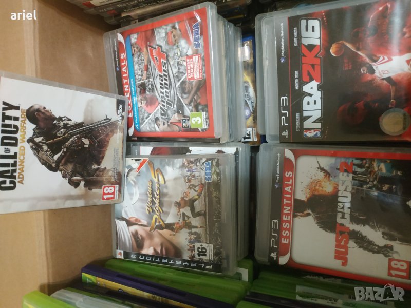 call of duty virtua fighter 5, virtua tennis nba 2k16, just cause 2 ps3, sony playstation 3, снимка 1