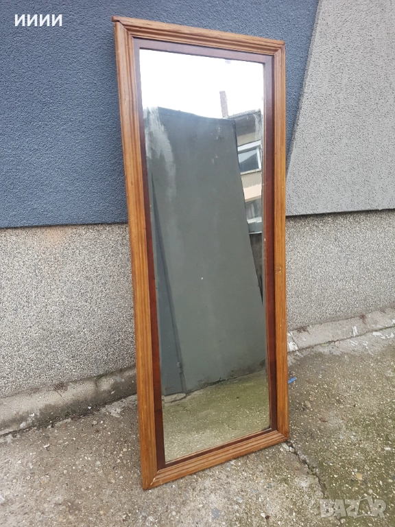 Голямо кристално огледало в рамка, снимка 1