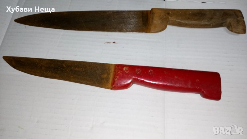 Ножове - маркови, стари от ръждаема стомана, снимка 1