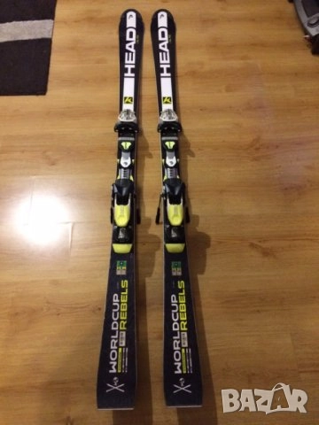 Ски състезателни FIS NORM HEAD WORLDCUP REBELS I.SL RD 165sm R=13m + FREEFLEX PRO14 FIS NORM 779лв, снимка 1