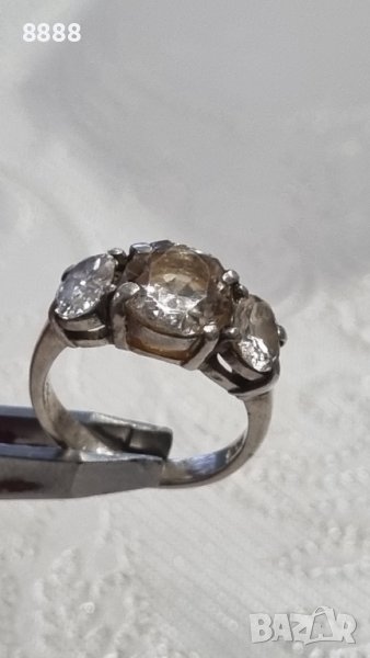Vintage сребърен пръстен 925 , снимка 1