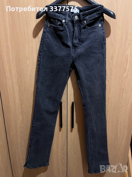 Черни дънки H&M с висока талия , снимка 1