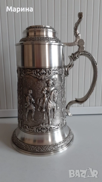 Халба за бира SKS ARTINA, 1000 мл,  Antik*Vintage #97, снимка 1