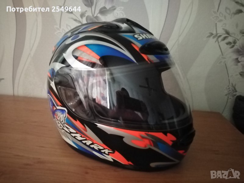 Каска Shark crazy S600 размер L 58 - 59см Перфектна , снимка 1