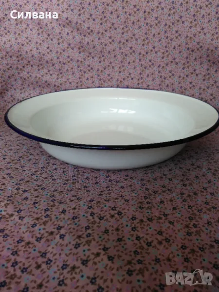 метална чиния, 1974g, снимка 1