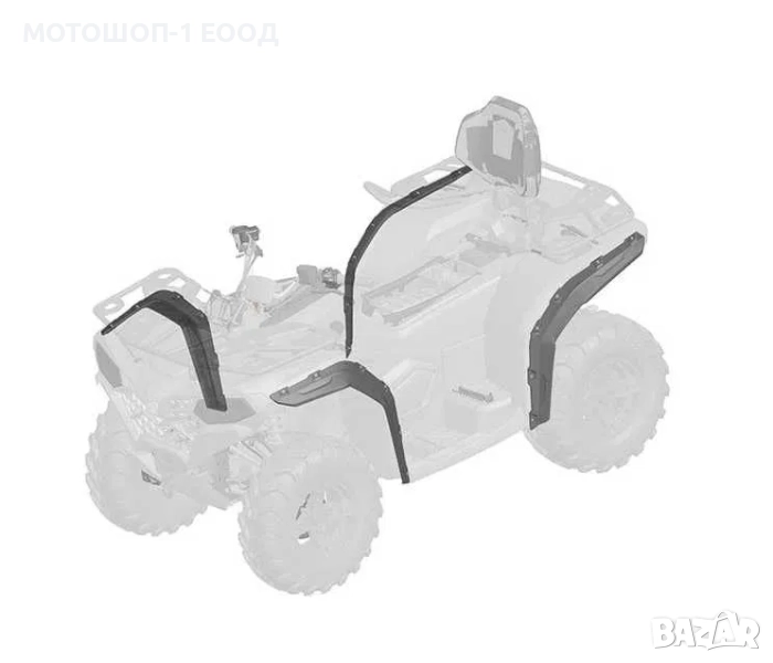 НОВИ Уширители Вежди Раздувки за калници CFMOTО 450 АТВ 520 L S, снимка 1