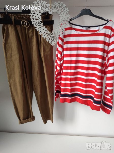 блуза на райета 12 лв m l xl, снимка 1