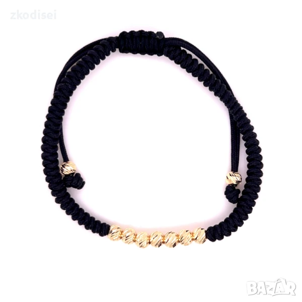 Златна регулируема гривна 1,24гр. 14кр. проба:585 модел:33354-1, снимка 1