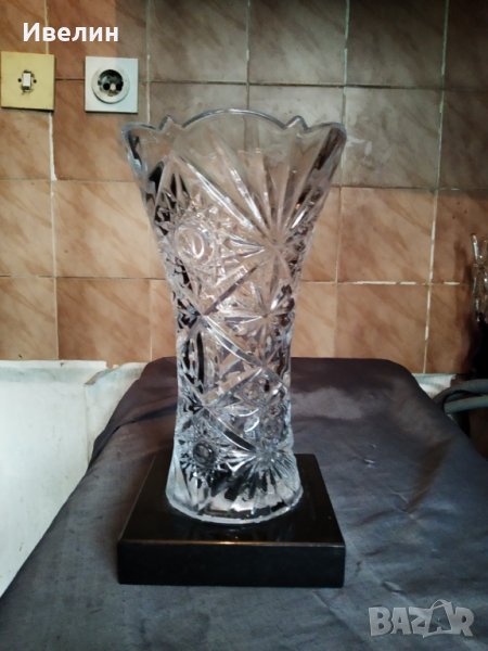 кристална ваза , снимка 1