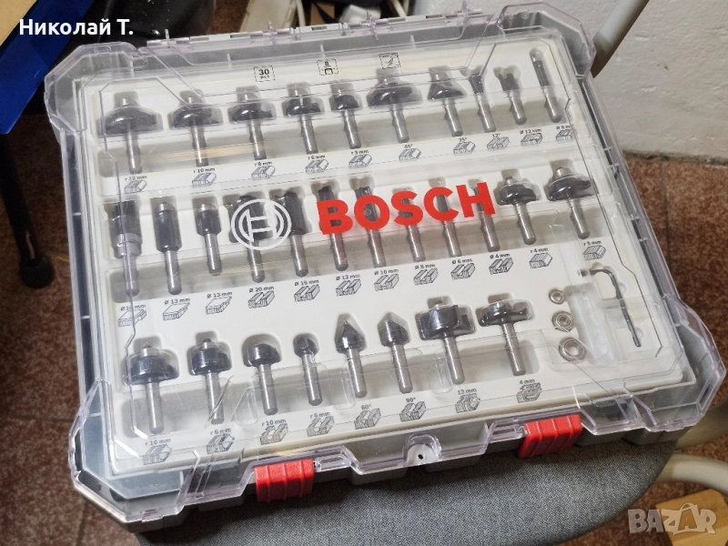 Фрезери BOSCH, 30 броя, снимка 1