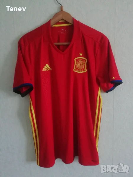 Испания Адидас Нова Оригинална Футболна Тениска Фланелка XL Spain Adidas , снимка 1