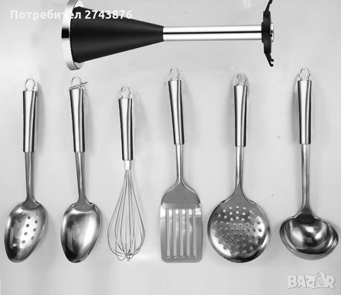 КУХНЕНСКИ ПРИБОРИ на стойка ЕК-7618SS, снимка 1