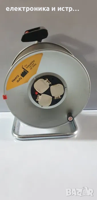 Разклонител макара 50 метра 3× 1.5 , снимка 1