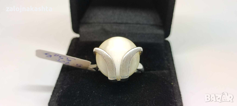 Сребърен пръстен със Седеф-5,70/925, снимка 1