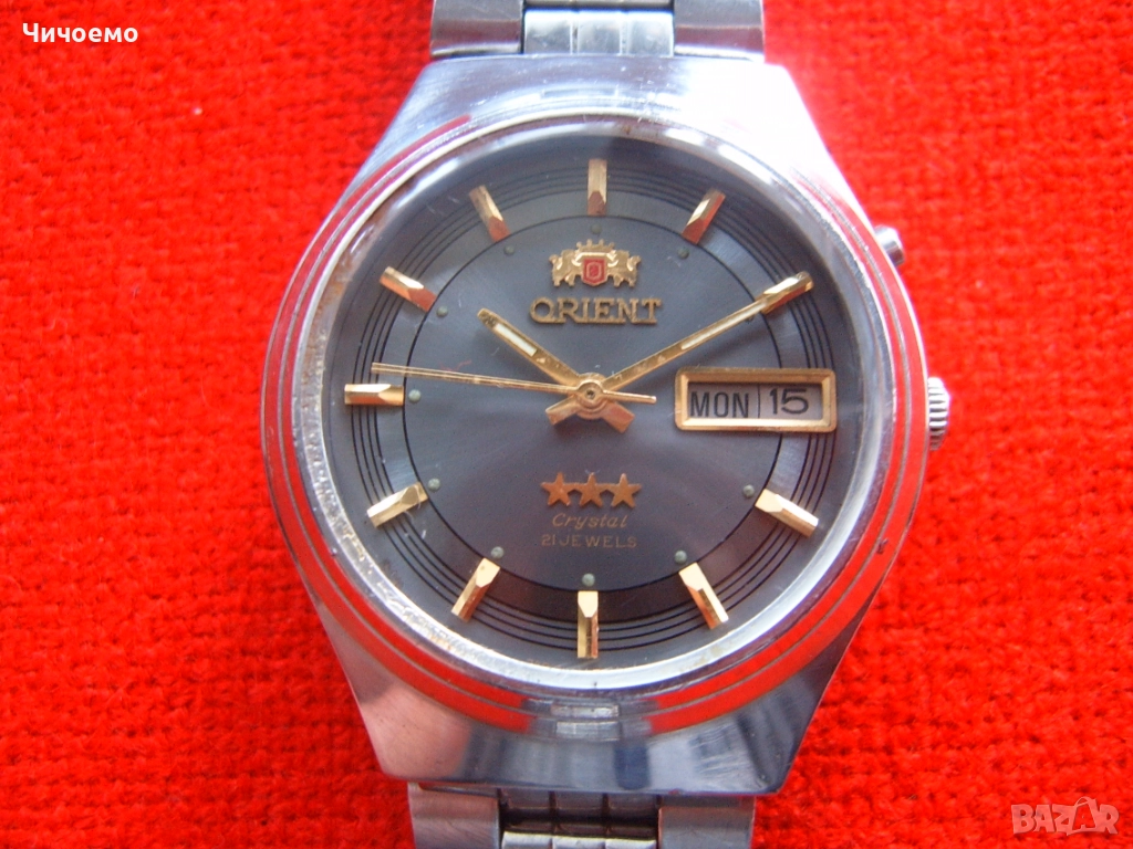 ORIENT Crystal 21 Jewels  3 Stars Мъжки ръчен часовник автоматик, снимка 1