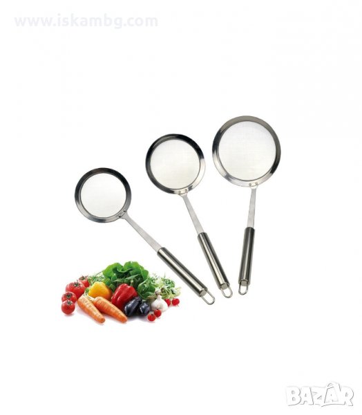 ЦЕДКА С ФИНА МРЕЖА, НЕРЪЖДАЕМА СТОМАНА - код 2999, снимка 1