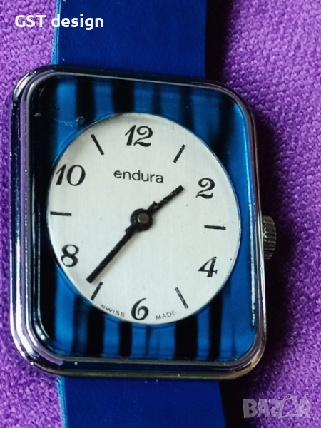 Уникат Рядък Оригинал Швейцарски Часовник Мъжки Swiss Made 1970 Футуристичен дизайн Механичен, снимка 1