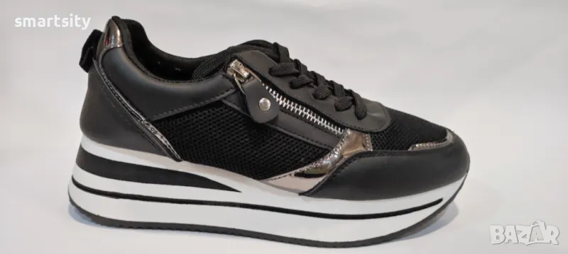 Страхотна дамски маратонки цип., снимка 1