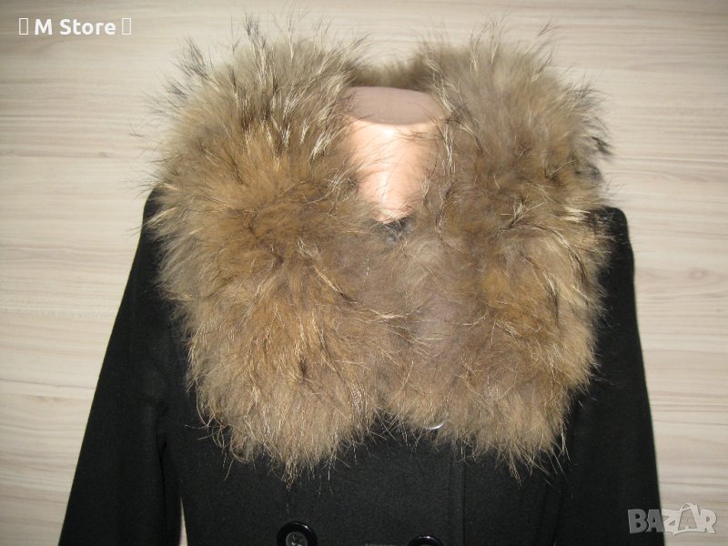 Дамска яка шал естествен косъм , снимка 1