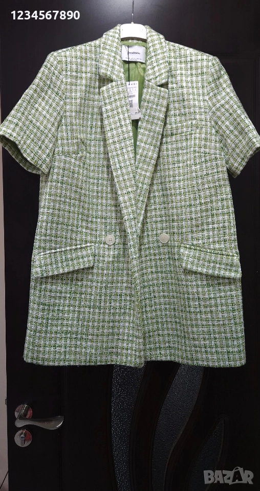 Сако/Блейзер с къс ръкав Stradivarius, снимка 1
