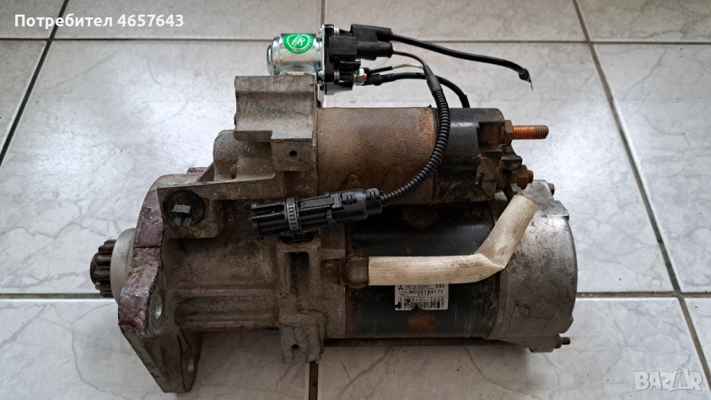 Стартер Mitsubishi M009T84171, снимка 1