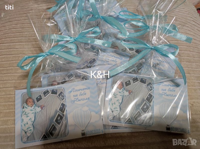 Магнитчета Подаръчета за вашите гости за Погача на бебе , снимка 1