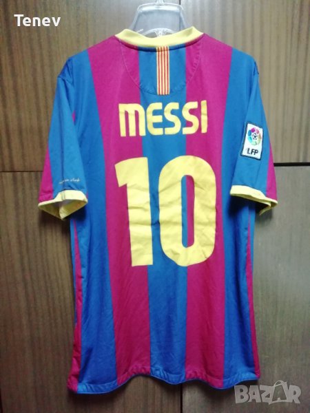 Barcelona Lionel Messi Nike 2010/2011 оригинална тениска фланелка Барселона Меси размер L, снимка 1