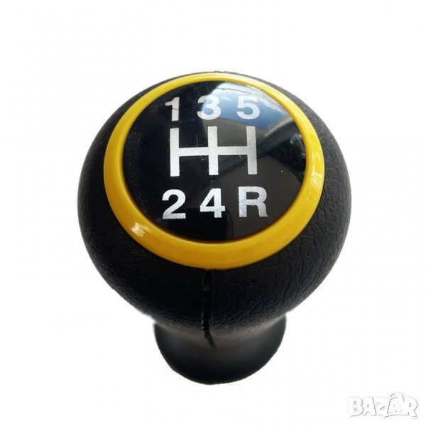 Топка за скоростен лост Пежо Peugeot Ситроен Citroen жълт ринг, снимка 1