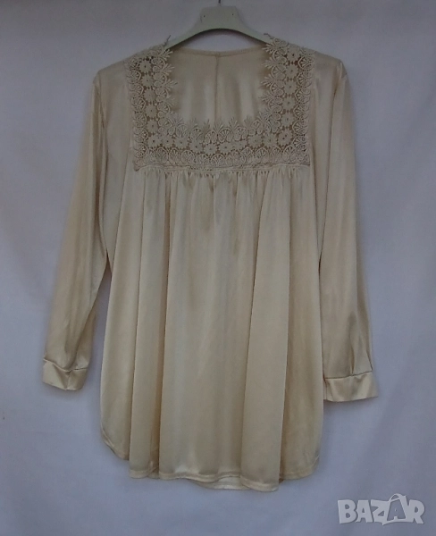 Дамска блуза от ликра с дълъг ръкав., снимка 1