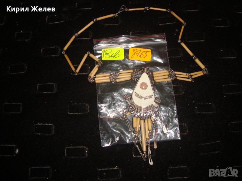 ЕТНОГРАФСКО КОЛИЕ РЪЧНА ИЗРАБОТКА ТУАРЕГСКО 8765, снимка 1