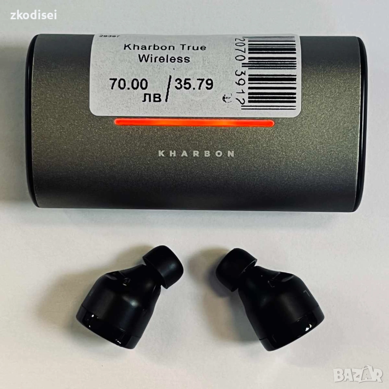 Bluetooth слушалки Kharbon True Wireless, снимка 1