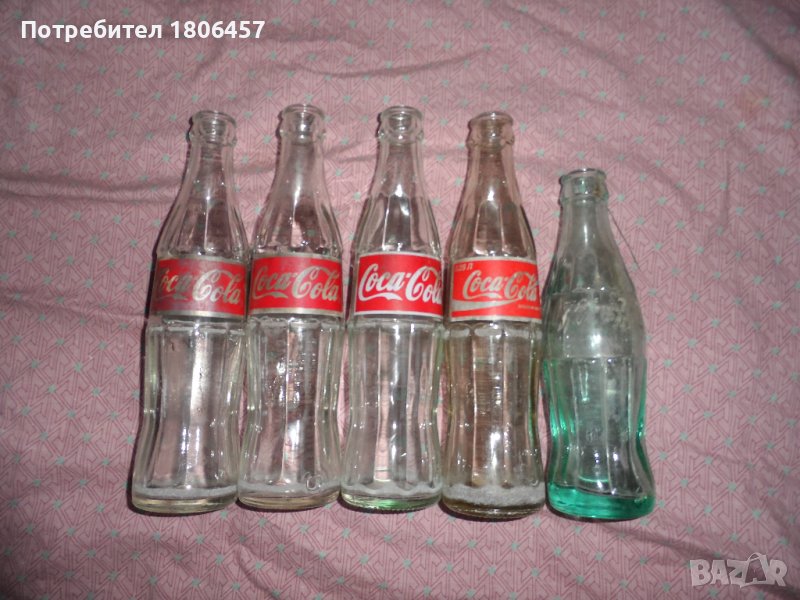 5 броя  бутилки КОКА - КОЛА , снимка 1