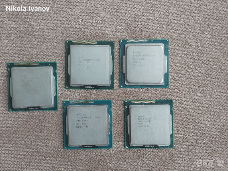 Intel процесори core i3 4130, i3 2120, Pentium G2030, G460, Celeron G550 cpu lga 1155, 1150, снимка 1