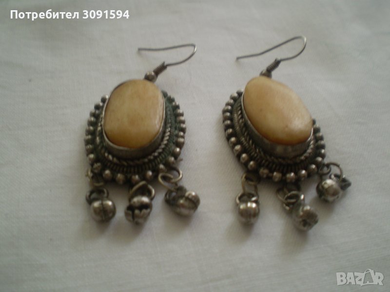 Обеци с сребърно покритие, снимка 1