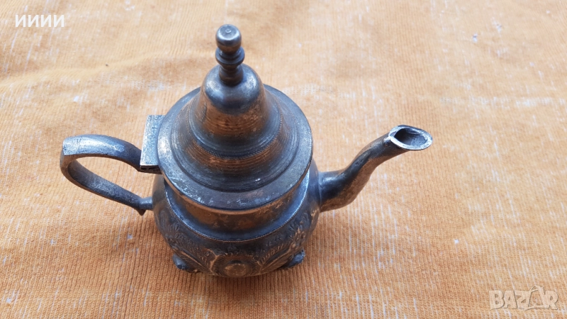 Посребрен чайник, снимка 1