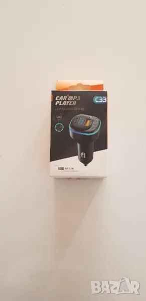 Bluetooth FM трансмитер, адаптер за кола, USB Bluetooth 5.0 / 5V/3.1A, снимка 1