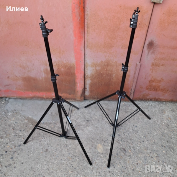 Комплект студийно осветление GEEKOTO, 2 светлини със статив и софтбокс, снимка 1