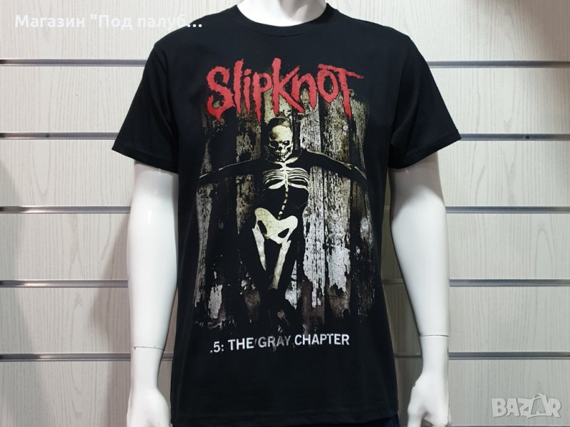 Нова мъжка тениска на музикалната група SLIPKNOT - The Gray Chapter с Гръб, снимка 1