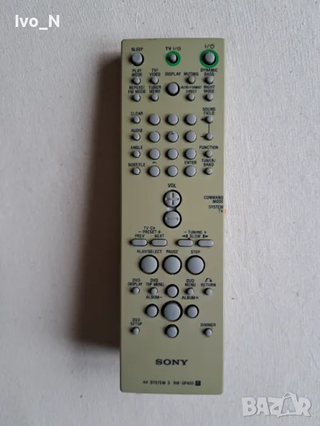 Дистанционно Sony RM-SP 400 за DVD Hi-Fi система., снимка 1