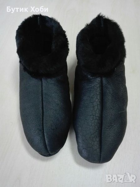  Пантофи от естествена агнешка кожа, снимка 1