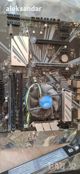 Продавам комплект дъно с процесор Asus Prime Z370-A + i7 8700 , снимка 1