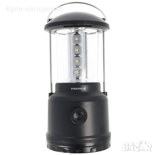Къмпинг фенер Maximus LED фенер »20W LED 660 лумена с димер , чисто нов , черен цвят, снимка 1