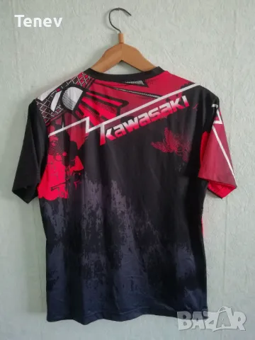 Kawasaki оригинална тениска фланелка мъжки размер М Кавазаки , снимка 2 - Тениски - 49043012