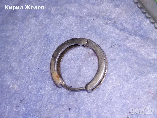 СРЕБЪРНА АЖУРНА със СЪРЧИЦА БЕЛ ЕПОК СТИЛ ВИНТИДЖ ОБЕЦА СРЕБРО 925 ПРОБА 29706, снимка 12 - Обеци - 40502093
