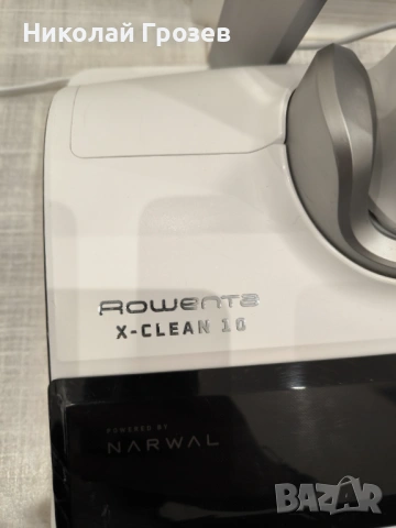 Вертикална Прахосмукачка за сухo и мокро почистване ROWENTA X-CLEAN 10 САМОПОЧИСТВАНЕ,САМОИЗСУШАВАНЕ, снимка 3 - Прахосмукачки - 54196236