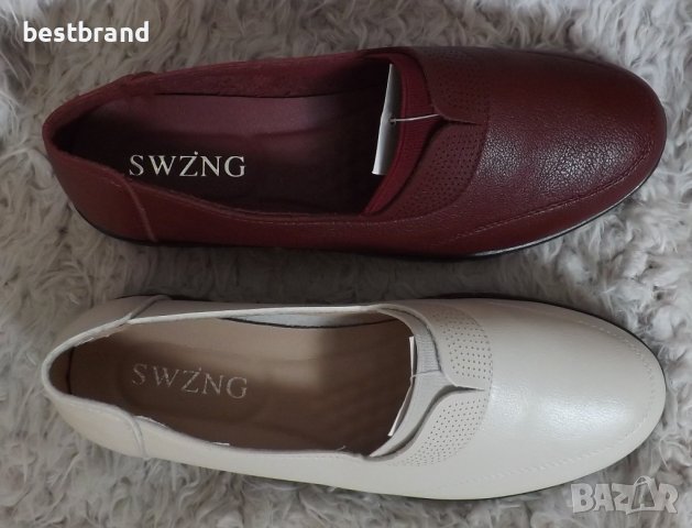 Обувки еко кожа, два цвята, код 109/ББ1/30, снимка 4 - Дамски ежедневни обувки - 42244541