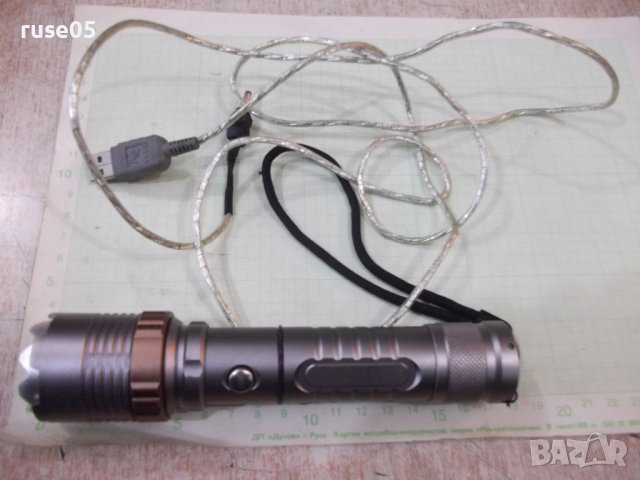Фенер акумулаторен регулируем нов работещ, снимка 8 - Прожектори - 38185275