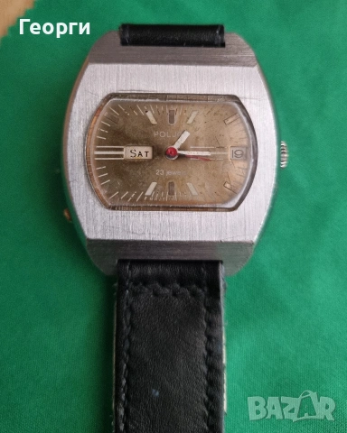 Мъжки ръчен часовник POLJOT с 23 камъка, автоматичен, работещ 1, снимка 2 - Мъжки - 53243952