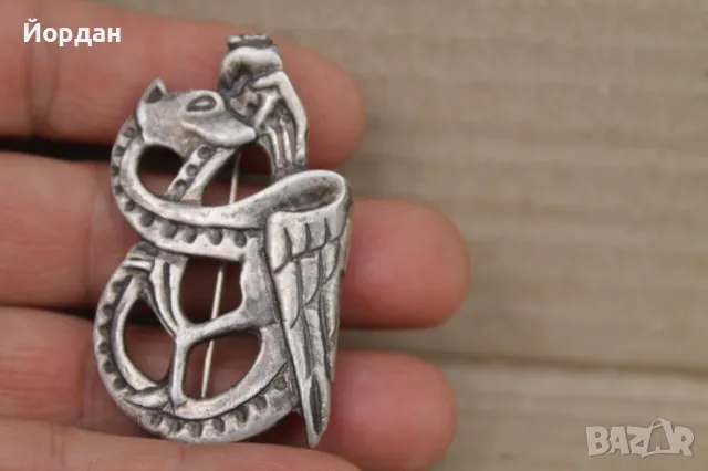 Сребърна брошка , снимка 9 - Други - 49651899